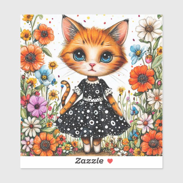 Cute cartoon cat (Sheet)