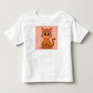 Cute cartoon Cat Toddler T-Shirt