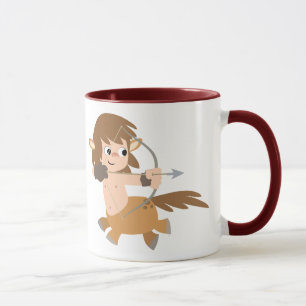 Cute Cartoon Centaur Sagittarius Ring Mug