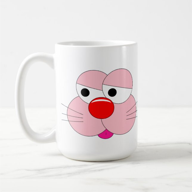 Cute Cartoon Character - Cool Fun Coffee Mug (Left)