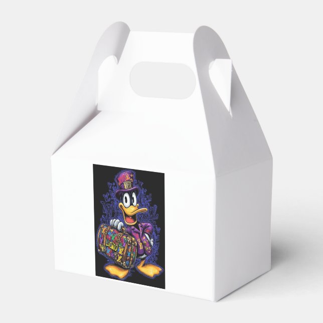 Cute Cartoon Character Party Favor Box (Front Side)