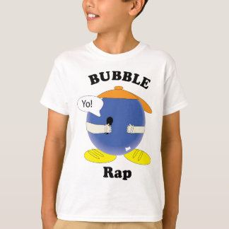 Cute Cartoon Character with Microphone and "Yo!" T-Shirt