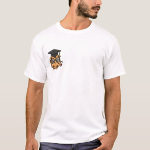 Cute Cartoon Chocolate Chip Cookie Graduate T-Shirt