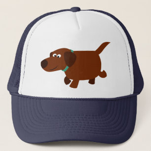 Cute Cartoon Chocolate Labrador Hat