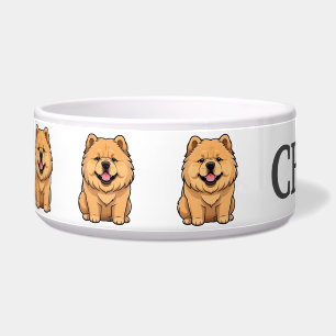 Cute Cartoon Chow Chow Puppy Personalise
