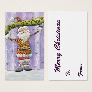 Cute Cartoon Christmas, I Believe in Santa Claus