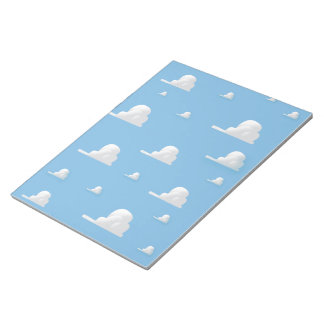 Cute cartoon cloud pattern notepad