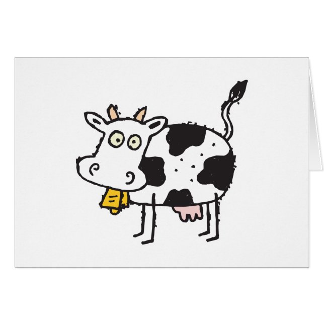 cute cartoon cow (Front Horizontal)
