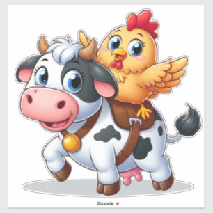 cute cartoon cow/chicken