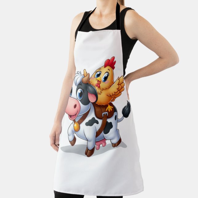 cute cartoon cow/chicken apron (Insitu)