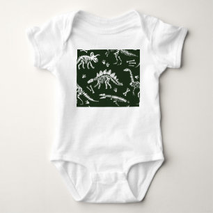 Cute cartoon crocodiles, seamless illustration. baby bodysuit