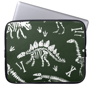 Cute cartoon crocodiles, seamless illustration. laptop sleeve