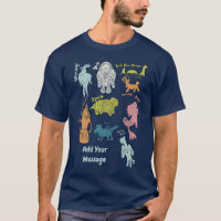 Cute Cartoon Cryptids Guide Custom Graphic