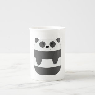 Cute cartoon cute panda bone china mug
