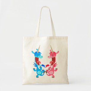 Cute Cartoon Dancing Unicorns Bag