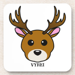 Cute Cartoon Deer Coaster