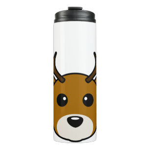 Cute Cartoon Deer Thermal Tumbler