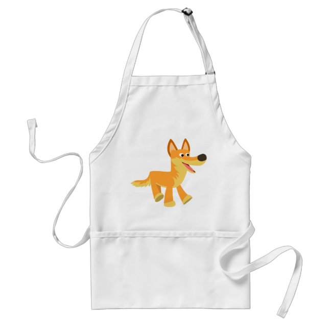 Cute Cartoon Dingo Standard Apron (Front)