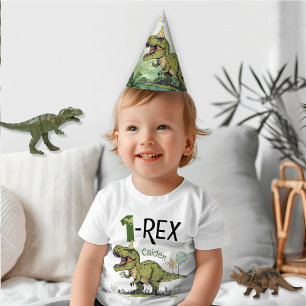 Cute Cartoon Dinosaur Theme Boy Kids Birthday Party Hat