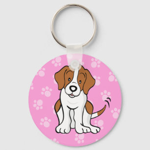 Cute Cartoon Dog Beagle Keychain