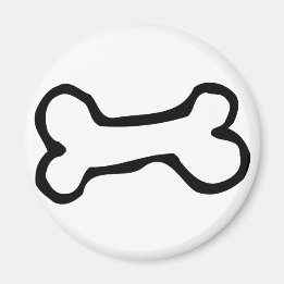 Cute Cartoon Dog Bone Magnet