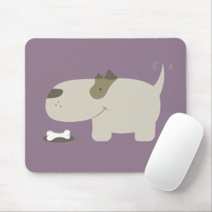 Cute Cartoon Dog Bone Mouse Mat
