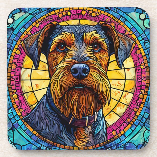 Cute cartoon Dog Coaster (Front)