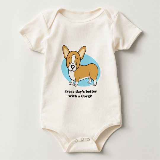 Cute Cartoon Dog Corgi T-Shirt