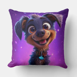 Cute Cartoon Dog Cushion