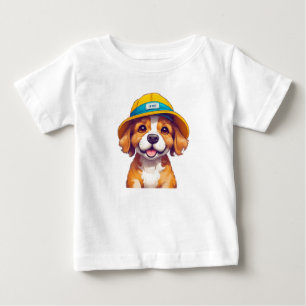Cute cartoon Dog lovers and pet-themed families Baby T-Shirt