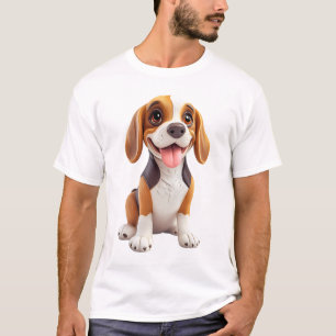 Cute Cartoon Dog T-Shirt