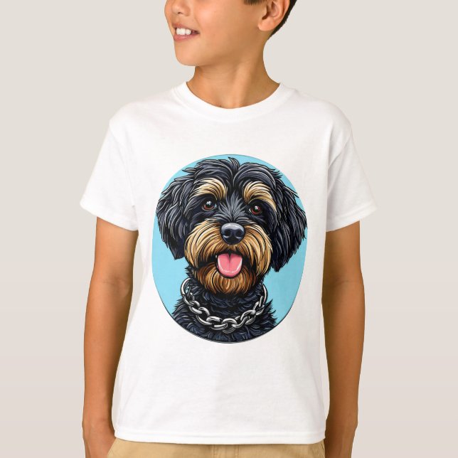 Cute Cartoon Dog T-Shirt (Front)