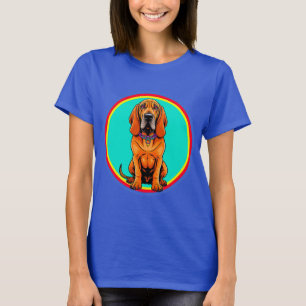 Cute Cartoon Dog with Collar T-Shirt
