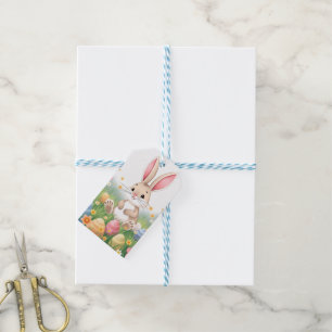 Cute Cartoon Easter Bunny  Gift Tags