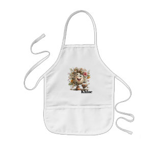 Cute Cartoon Easter Egg Design Kids Apron