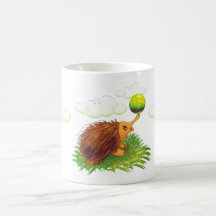 cute cartoon echidna