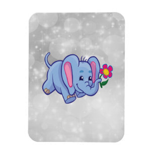 Cute cartoon elephant magnet