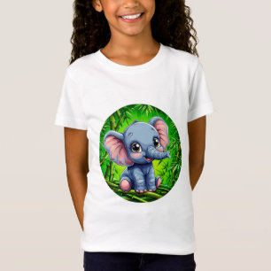 Cute cartoon elephant T-Shirt