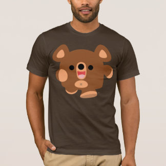 Cute Cartoon Energetic Bear T-shirt