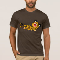 Cute Cartoon Facetious Leopard T-Shirt