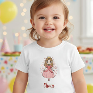 Cute Cartoon Fairytale Princess Baby T-Shirt