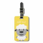Cute Cartoon Farm Sheep - yellow and grey