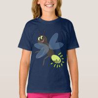 Cute Cartoon Firefly Kids' T-Shirt