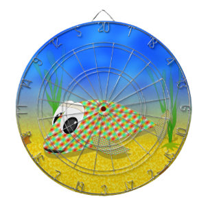 Cute Cartoon Fish Dartboard