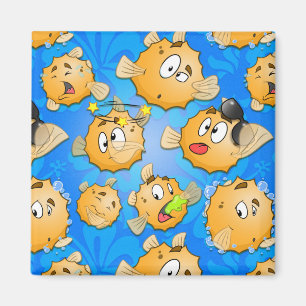 cute cartoon fish Magnet