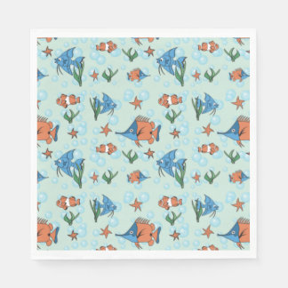 Cute Cartoon Fish Napkin