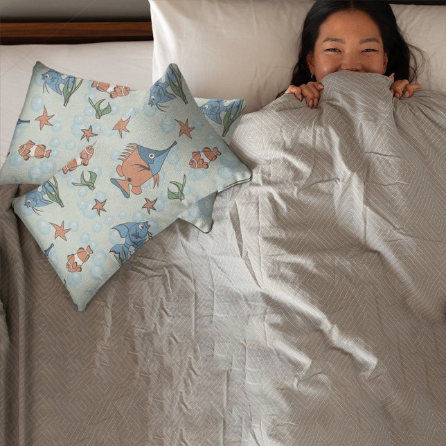 Cute Cartoon Fish Pillowcase (Creator Uploaded)