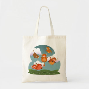 Cute Cartoon Floating Highland Cows Bag
