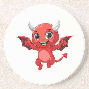 Cute cartoon flying devil coaster