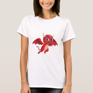 Cute cartoon flying devil T-Shirt